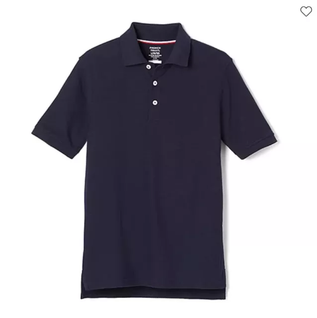 French Toast Little & Big Boys Short Sleeve Polo Shirt Navy Blue