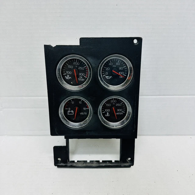20062023 KENWORTH W900L GAUGE AND SWITCH PANEL Dash Panel Oil Water