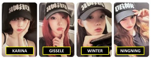 AESPA KARINA WINTER Dirty Work Official 3PCS Trading Cards