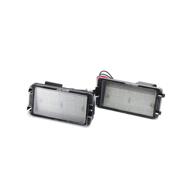 2x Eclairage Plaque d'immatriculation LED Pour Seat Ibiza 6K 6L Leon 1M Toledo 3 3