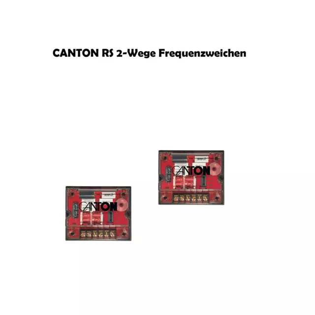 Canton Frequenzweichen 2-Wege Weichen für Komposystem Paarpreis