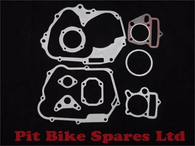 Pit Bike Lifan 127cc or 138cc Full Engine Gasket Set. Kick Start Engines.