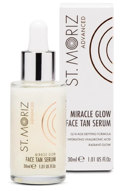 Advanced Miracle Glow Face siero marrone chiaro 30 ml età Q10 sfida bagliore radiante