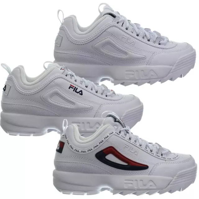 Fila Disrupter Low weiß Damen Low-Top Kult-Schuhe Lifestyle Sneakers NEU