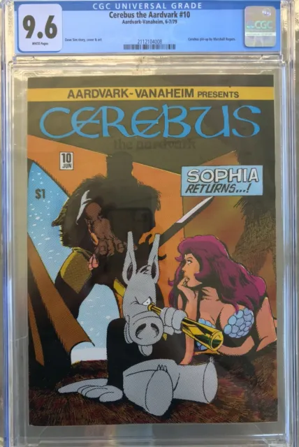 Cerebus the Aardvark #10 (1979) CGC 9.6 -- White pgs; Dave Sim; Marshall Rogers