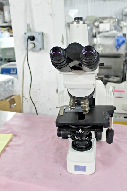 NIKON ECLIPSE E400 With 4 Objectives Microscope EUR 1.764,66 - PicClick FR