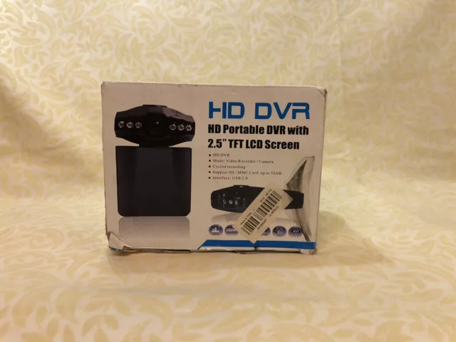 Car Cam Buddy Dashboard Windshield 2.5inch HD Camera SD Card