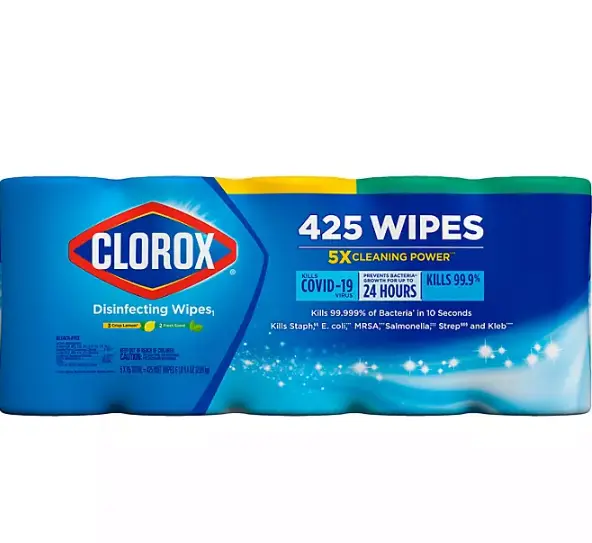 Clorox Disinfecting Bleach-Free Cleaning Wipes Variety Pack wipes 5 pk