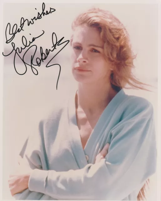 JULIA ROBERTS Original Autogramm signiertes 20x25 Großfoto frühe Signatur Coa