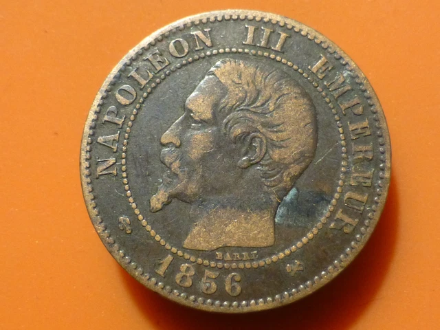 2 Centimes - Napoleon Iii - 1856 B - Recherchee & Qualite Tb !
