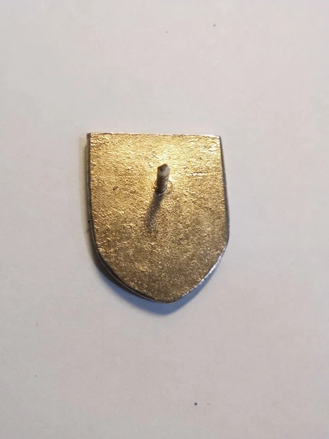Pin's Vintage Suisse - Insigne Armoiries Rouge Blanc Or - Fabrication Suisse