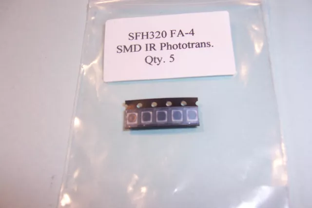 SFH 320 SFH320 FA-4 Infra Red IR Photo transistors SMD PLCC-2 Qty.5 NEW