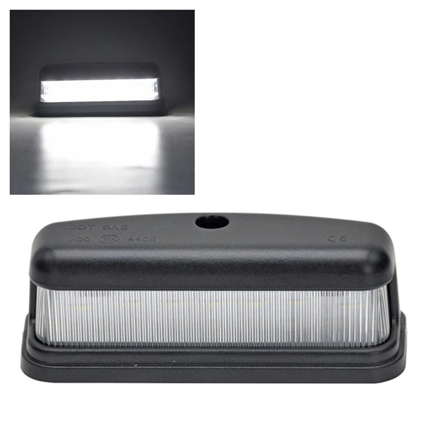 Feux De Plaque D’immatriculation LED Pour Land Rover Range Rover Sport L320 2005-2013 - Lot De 2, 12V, Blanc