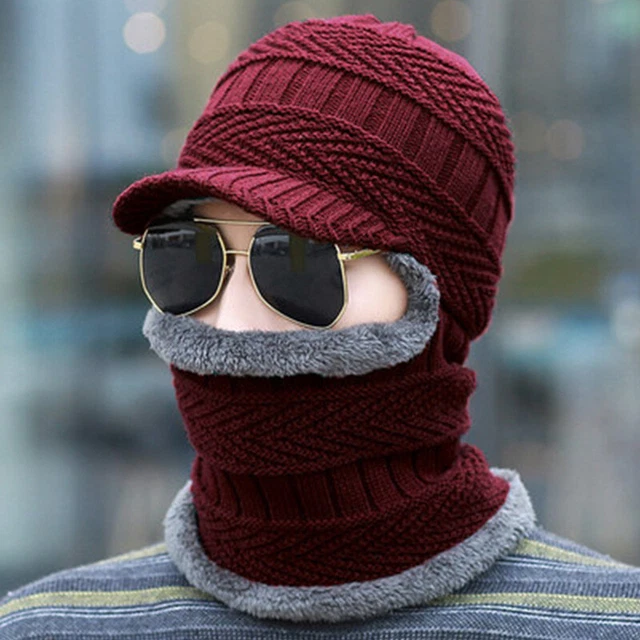 Gorros Gorras De Invierno Para Hombre Sombrero El Frio Bufanda De Moda 2022