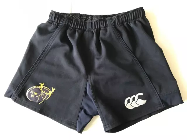 Munster Canterbury Rugby Shorts, Dark Blue, Size 32 inch
