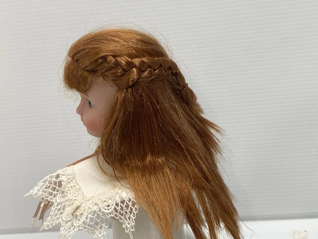 Vintage doll wig -Size 8-1/2" COPPER Color for Vintage Antique Doll #F-7
