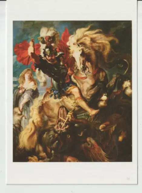 Rubens -  Saint George Art Colour  Postcard