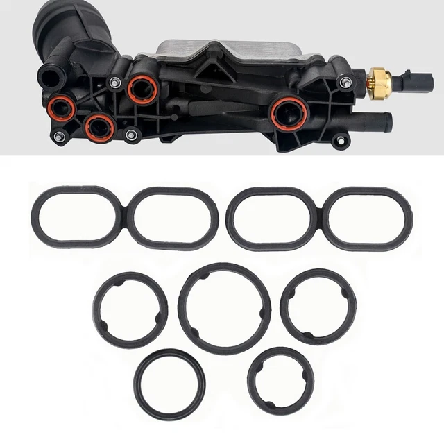 7x Oil Cooler Filter Ring Gasket For Dodge/For Jeep/For Chrysler 3.2/3.6L Engine