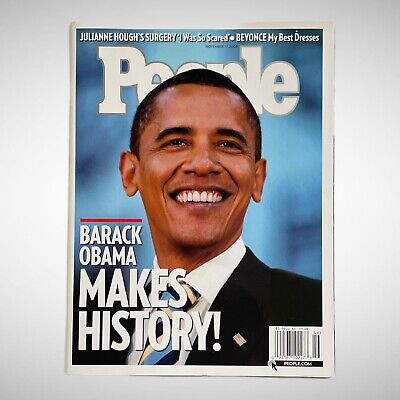 People Magazine November 17, 2008 Barack Obama Makes History