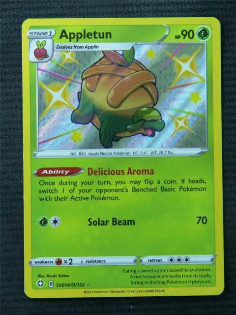 Appletun SV014/SV122 Holo Shiny Vault - Pokemon Card #8EF