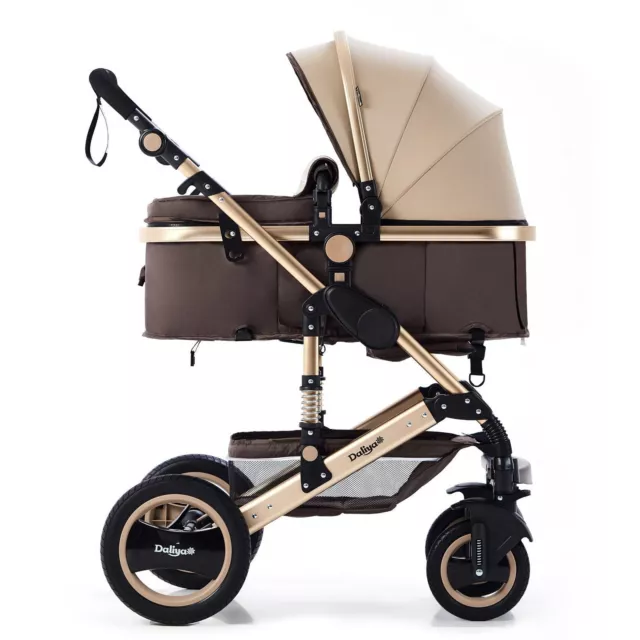 Daliya® 3 in 1 Kinderwagen Buggy Kombikinderwagen Reisebuggy inkl. Babyschale 3