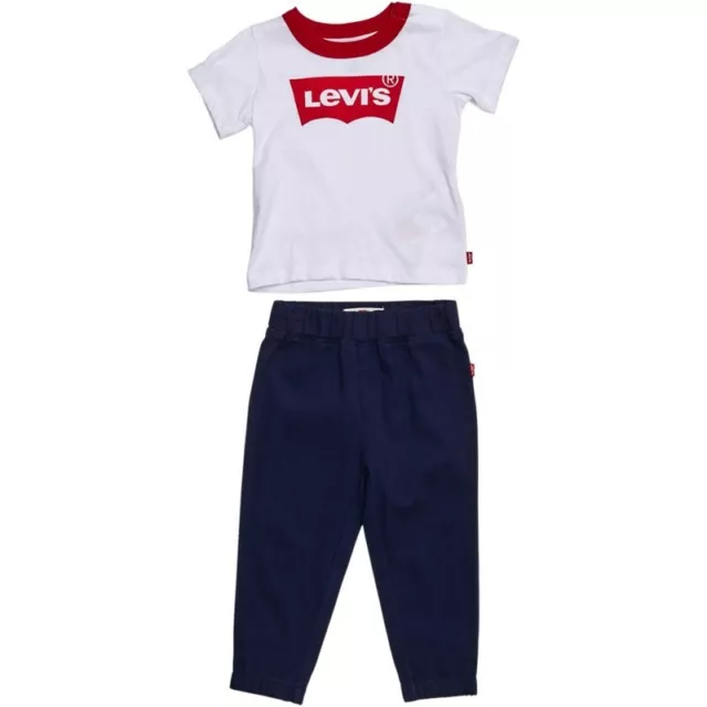 Levi's set bambino due pezzi t-shirt e pantalone two piece set 12 mesi 80cm