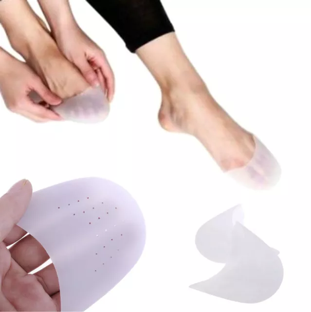 Coppia protezione punta salva punte in silicone gel ballerine protezione ballo