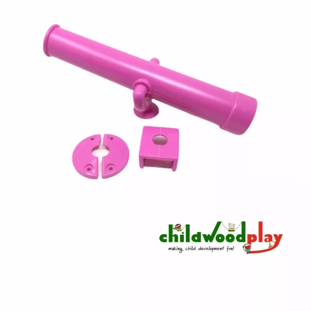 Kids Pink telescope for play equipment climbing frames accessories outdoor toys