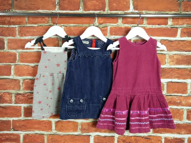 Girls Baby Bundle Age 18-24 Mnths Mothercare Next Zara Multicoloured Dress 92Cm