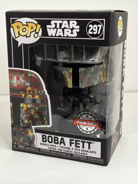 funko pop! star wars boba fett 297 special edition sticker