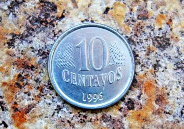 Coins Brazil 10 Centavos 1996