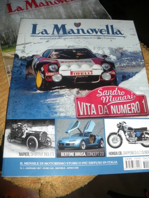 La Manovella N.01/2017- Sandro Munari Vita Da Numero 1 -Rivista Asi