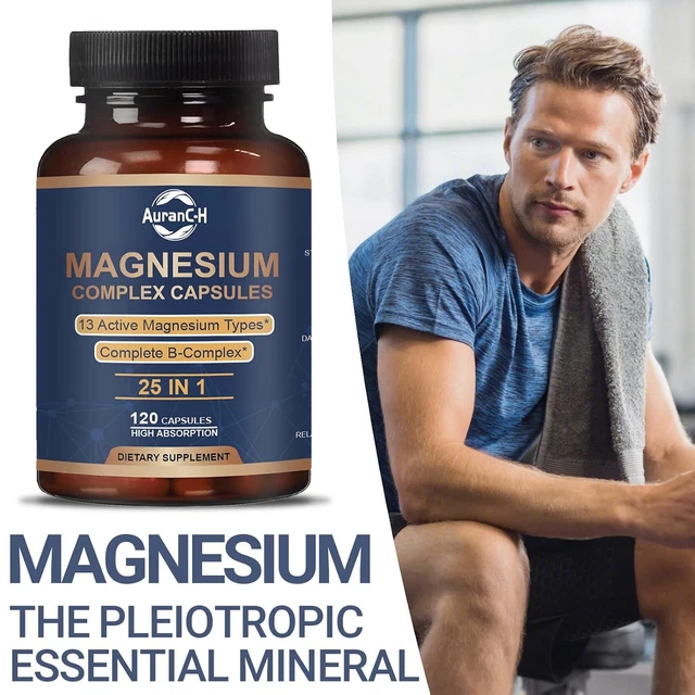 MAGNESIUM COMPLEX CAPSULE 13 forms of magnesium with a complete B-vita ...