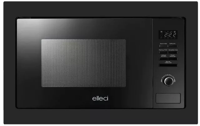 ELLECI FGSP28159WS Microondas Combinado Con Parrilla 28 Lt 900 Watts Antracita