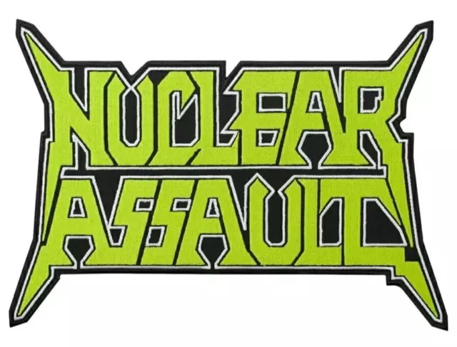 Nuclear Assault Iron-on & Sew-on Back Patch | American Thrash Metal Band Logo