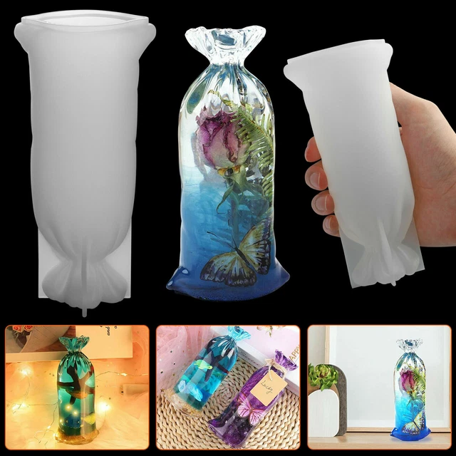 Epoxidharz Formen Set Resin Gießharz Silikonform Wasserbeutel Handwerk Werkzeug