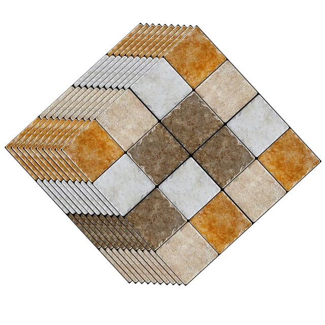 30 pz adesivi per piastrelle simulati PVC piastrelle mosaico adesivi per piastrelle