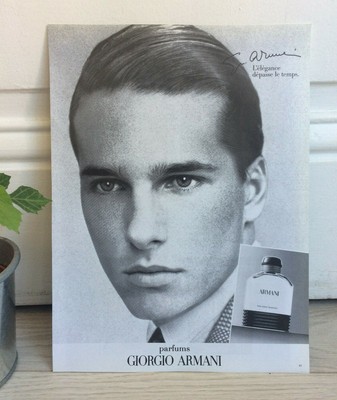Publicités Giorgio Armani 1987 advertising mode vintage fashion ad 