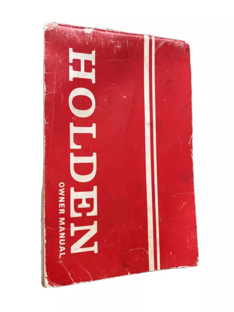 Genuine Holden HQ Glovebox Owners Manual Sept 1971 Kingswood Monaro Statesman