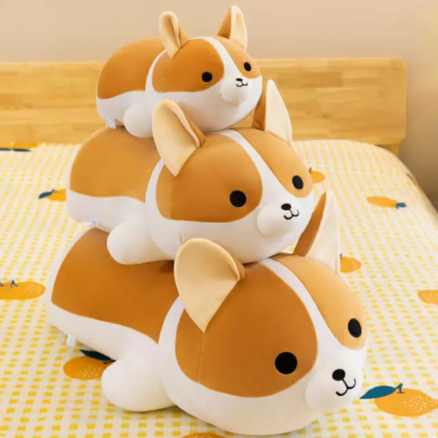 60cm Corgi Dog Big Giant Squishmallow Plush Toy Plushie Stuffed Animal Pillow