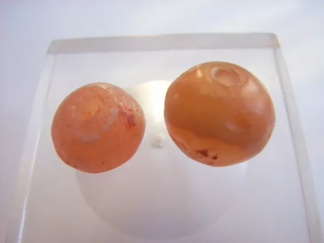 2 Ancient Roman Agate Beads, Romans,  100 - 300 AD, VERY RARE !
