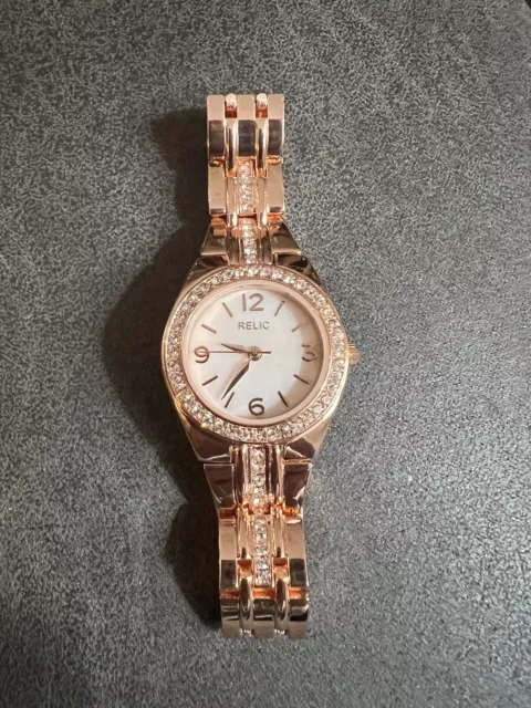 Relic wrist watch women by Fossil
