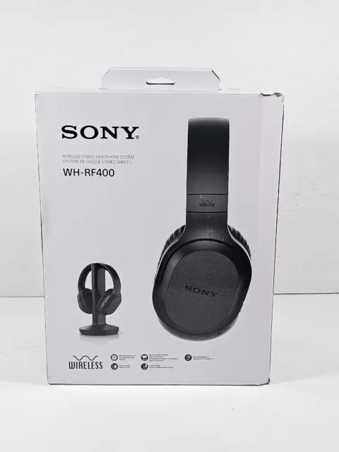 Sony RF400 Wireless Home Theater Headphones  for TV - Black