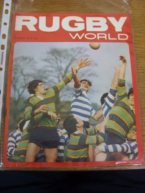 Oct-72 Rugby World Magazine: Volume 12 Number 10 - Peter Stagg (Sale) and John L