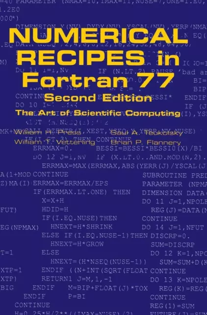Numerical Recipes in FORTRAN 77 William H. Press Buch Englisch 2014