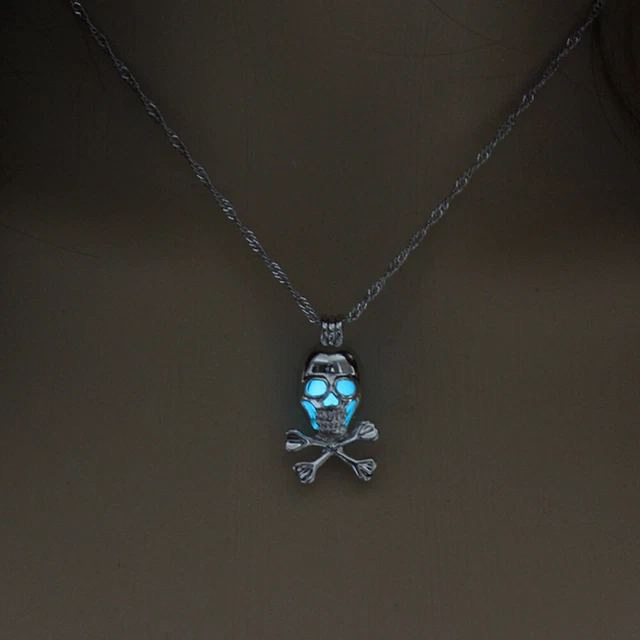 Collier Ras Du Cou Tête De Mort En Argent - Bijou Punk Vintage, Chaîne Perlée, Pour Femmes Et Filles