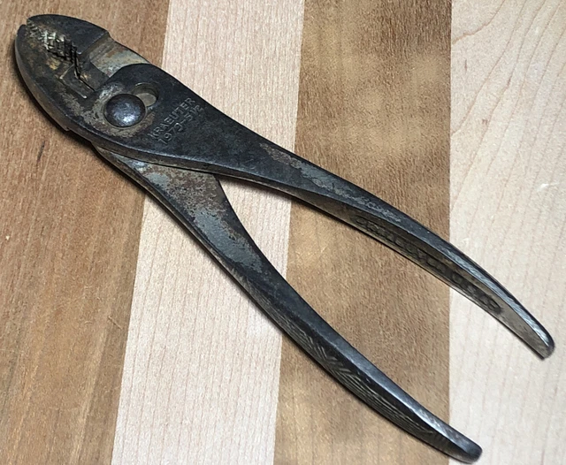 Vintage Kraeuter Slip Joint Side Cutting, No. 1973-5 1/2 - Gripkut Junior