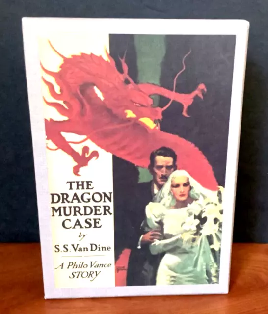 S.S Van Dine The Dragon Murder Case First Edition Library Facsimile w/Slip Case