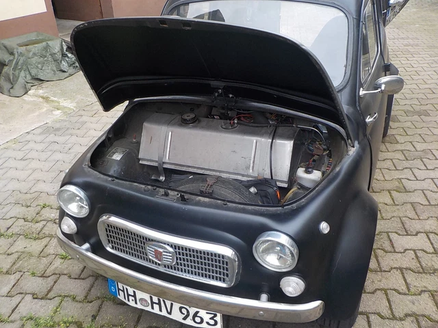 Fiat 500 Kombi Bj. 1964 wurde vor 10 Jahren Neu Aufgebaut . Mit 7 Zoll Felgen. Fiat 500 Kombi Bj. 1964 wurde vor 10 Jahren Neu Aufgebaut . Mit 7 Zoll Felgen.