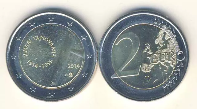 Finnland 2 Euro Gedenkmünze 2014 100. Geburtstag von Ilmari Tapiovaara